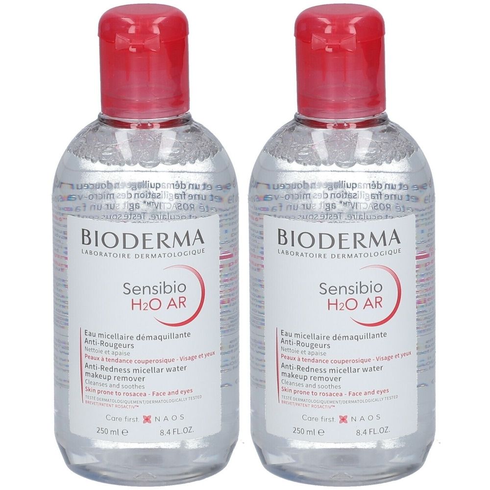 BIODERMA Sensibio H2O AR acqua micellare antirossore Set da 2
