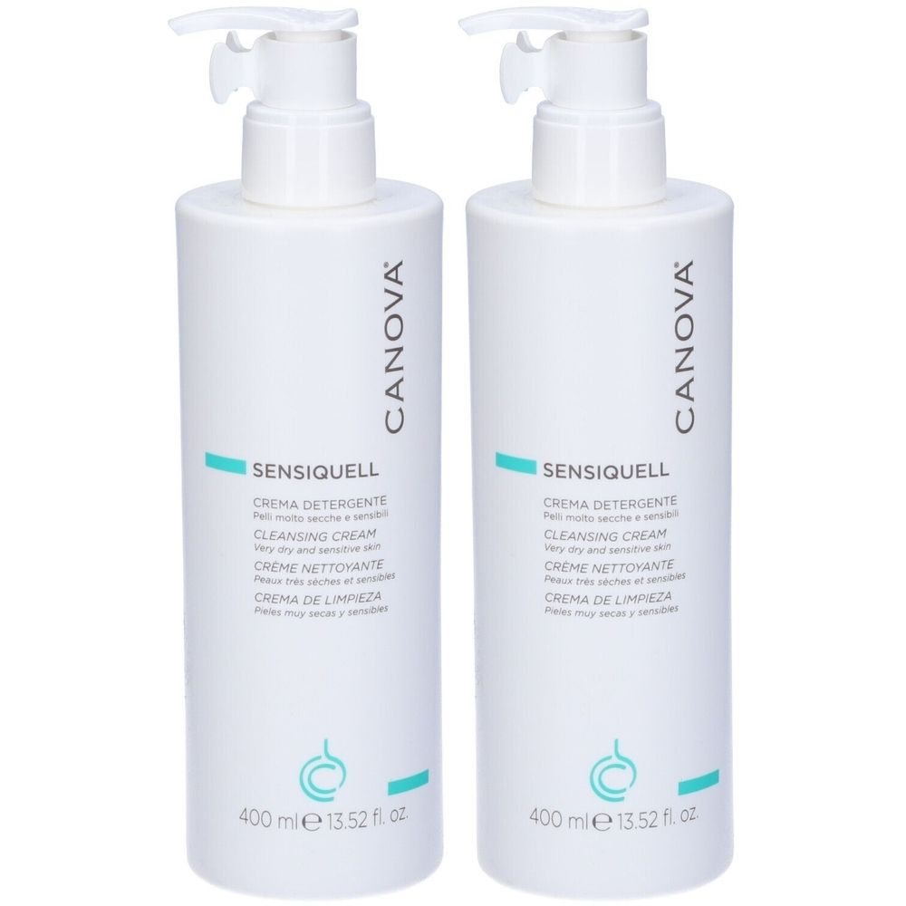 Canova Sensiquell - Crema Detergente Set da 2