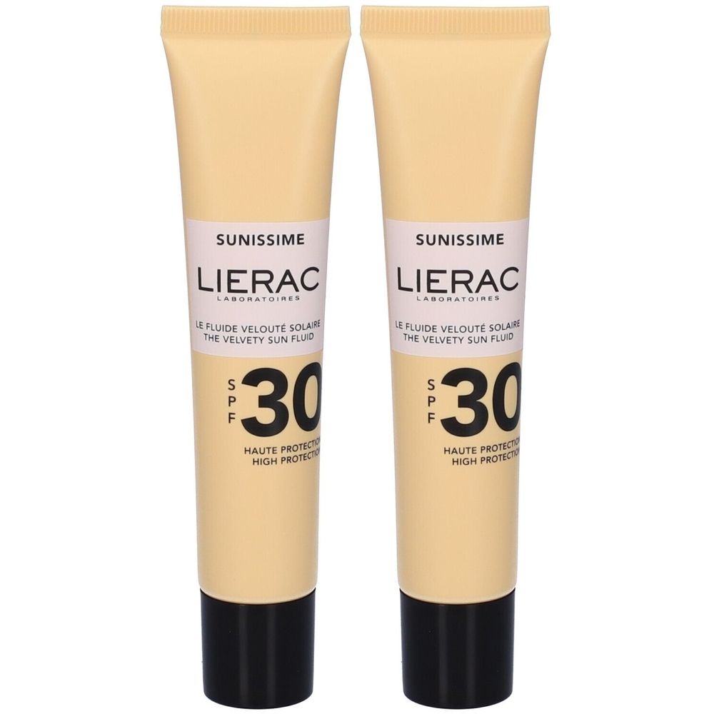 Lierac Sunissime Il Fluido Solare Vellutato Viso SPF30 Set da 2