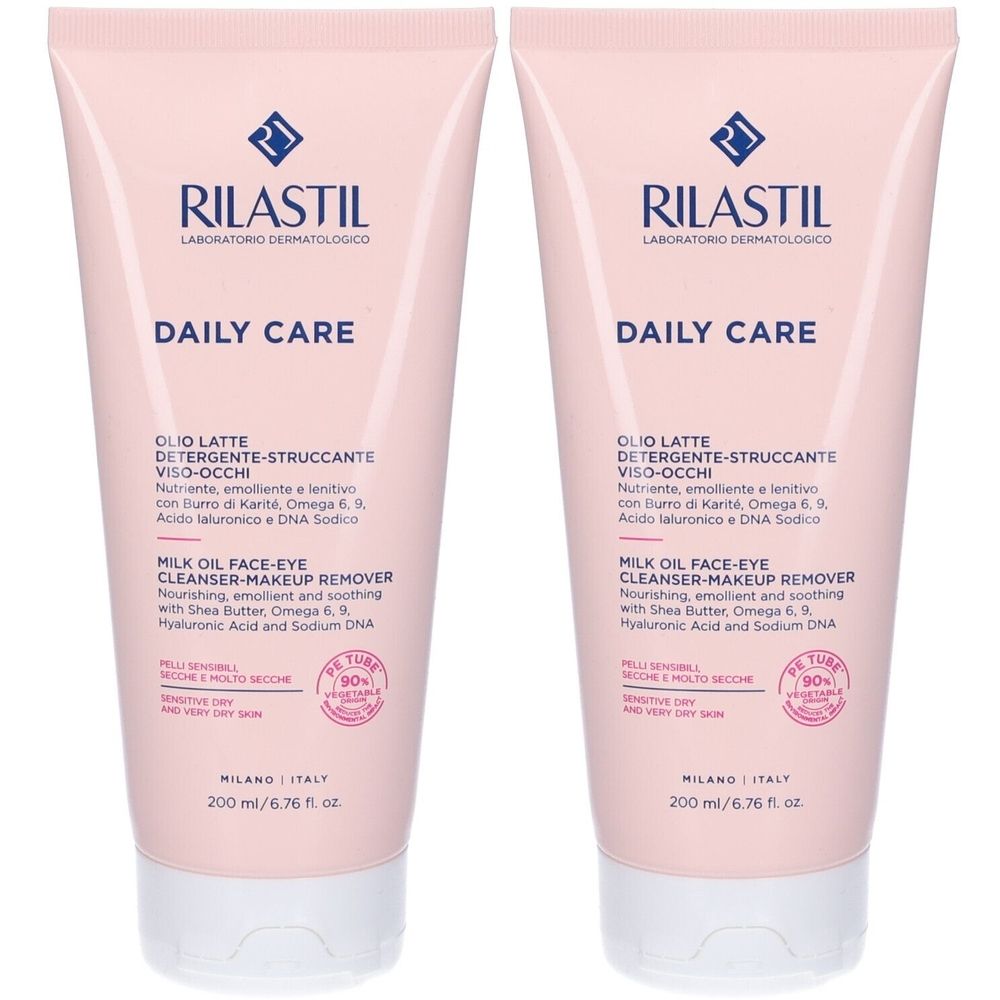 Rilastil Daily Care Olio Latte Detergente Set da 2