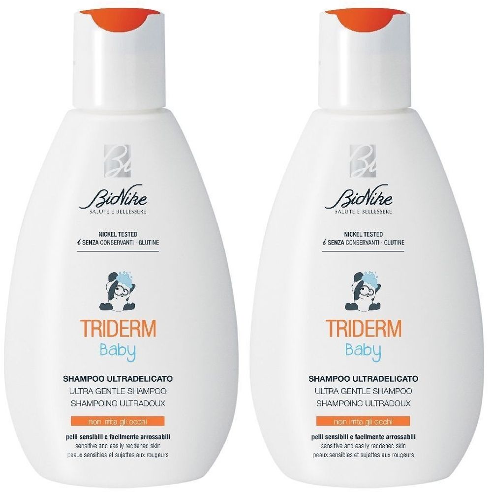 BioNike Triderm Baby Shampoo Ultradelicato Set da 2