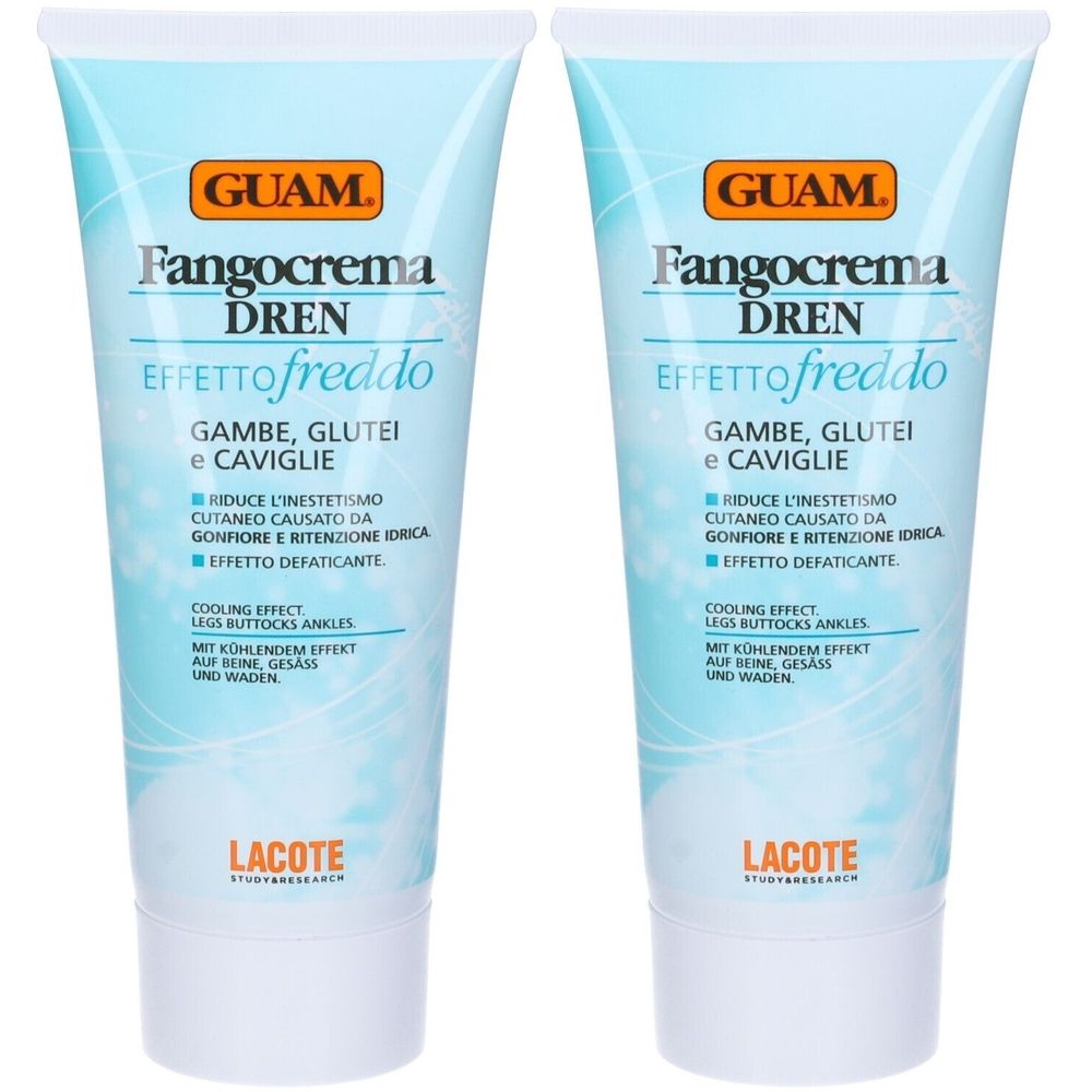 GUAM® Fangocrema Dren Effetto Freddo Set da 2