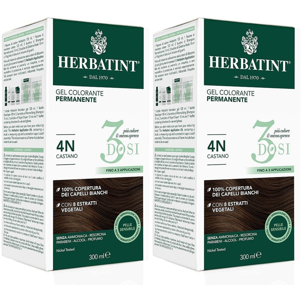 HERBATINT® 3 Dosi 4N Castano Set da 2