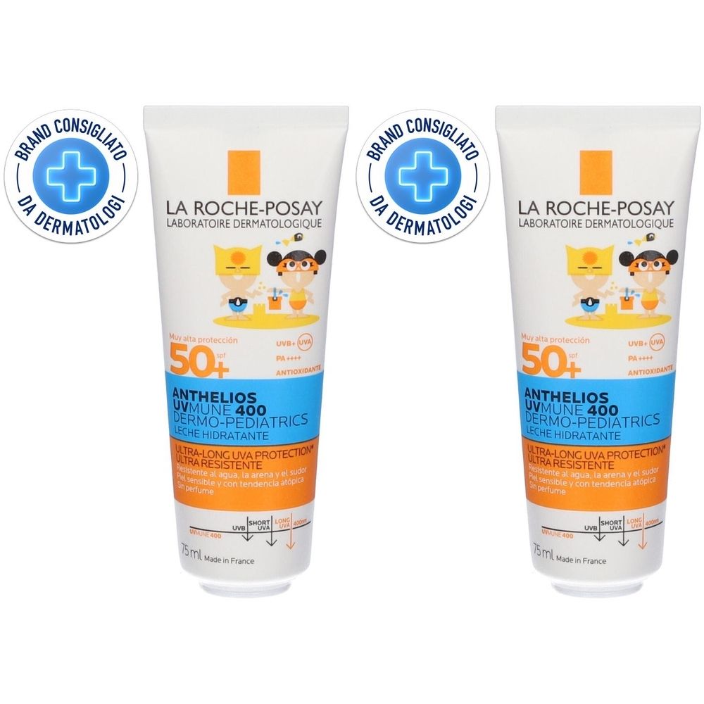 La Roche Posay Anthelios Dermo-Pediatrics Latte Idratante SPF50+ Set da 2