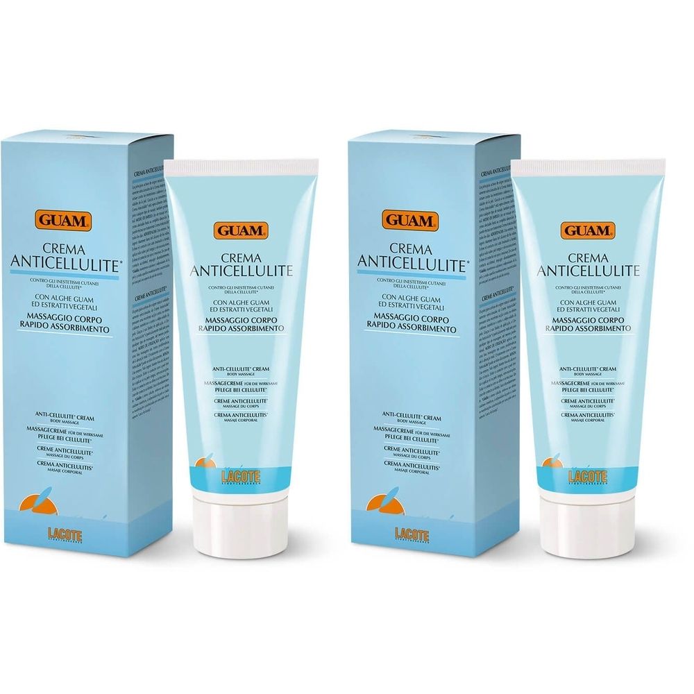 GUAM® Crema Anticellulite Massaggio Set da 2