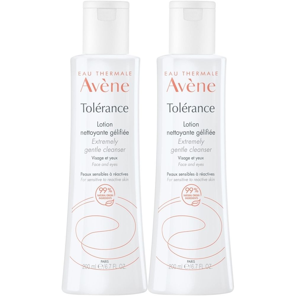 Eau Thermale Avène Tolérance Lozione Detergente in Gel 200ml - Pelle sensibile Set da 2
