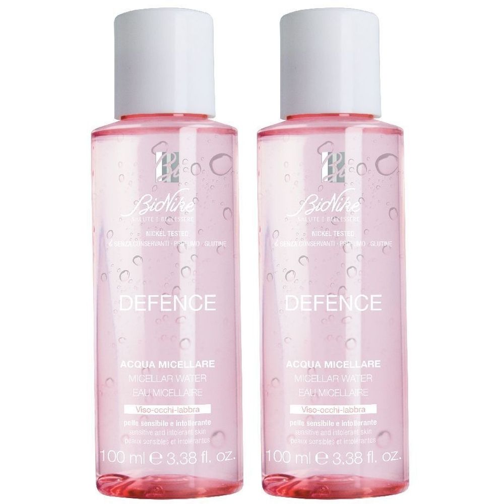 BioNike Defence Acqua Micellare Viso-Occhi-Labbra Set da 2