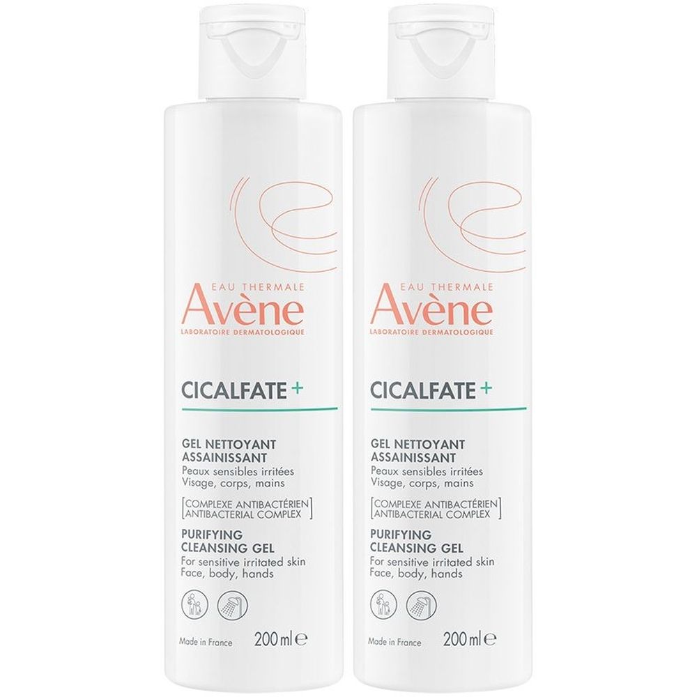 Avene Cicalfate+ Gel Detergente Purificante Set da 2