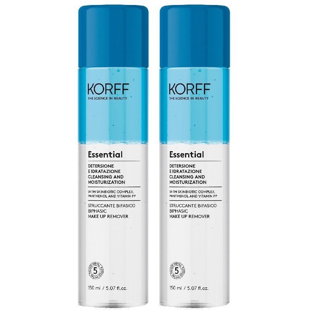 KORFF Essential Struccante Bifasico Set da 2