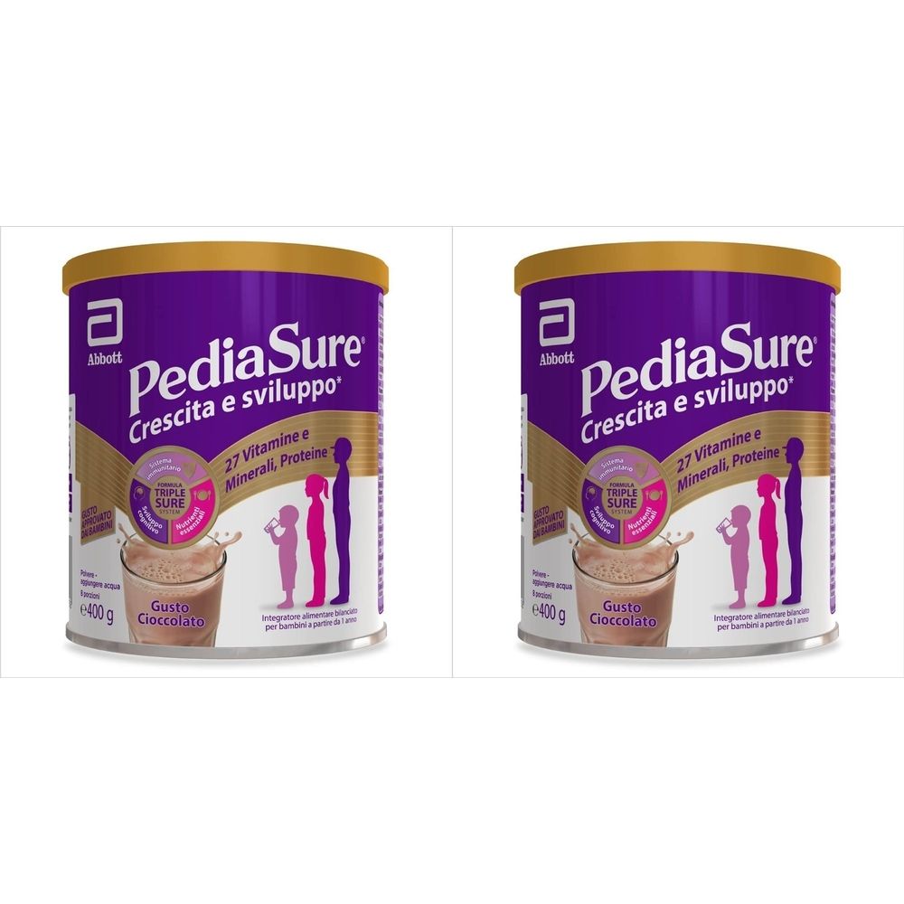 Pediasure Crescita e Sviluppo per Bambini Cioccolato Set da 2