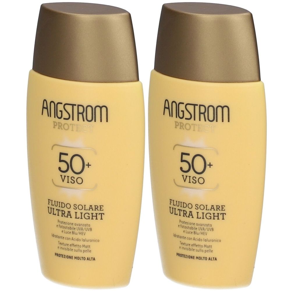 Angstrom Protect Fluido Solare Ultra Light Viso 50+ Set da 2