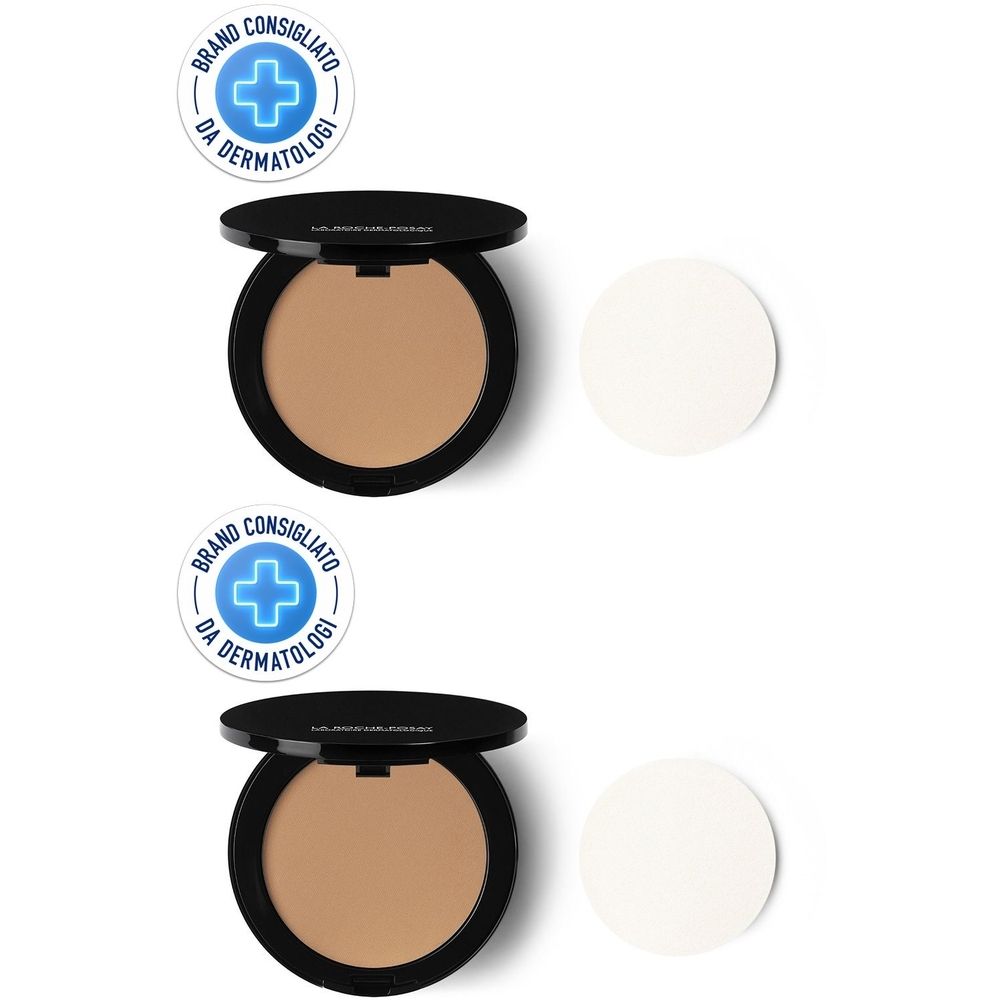La Roche-Posay Toleriane Teint Fondotinta Mineral Compatto in Polvere 14 corregge le imperfezioni durevolmente SPF25 9,5 gr Set da 2