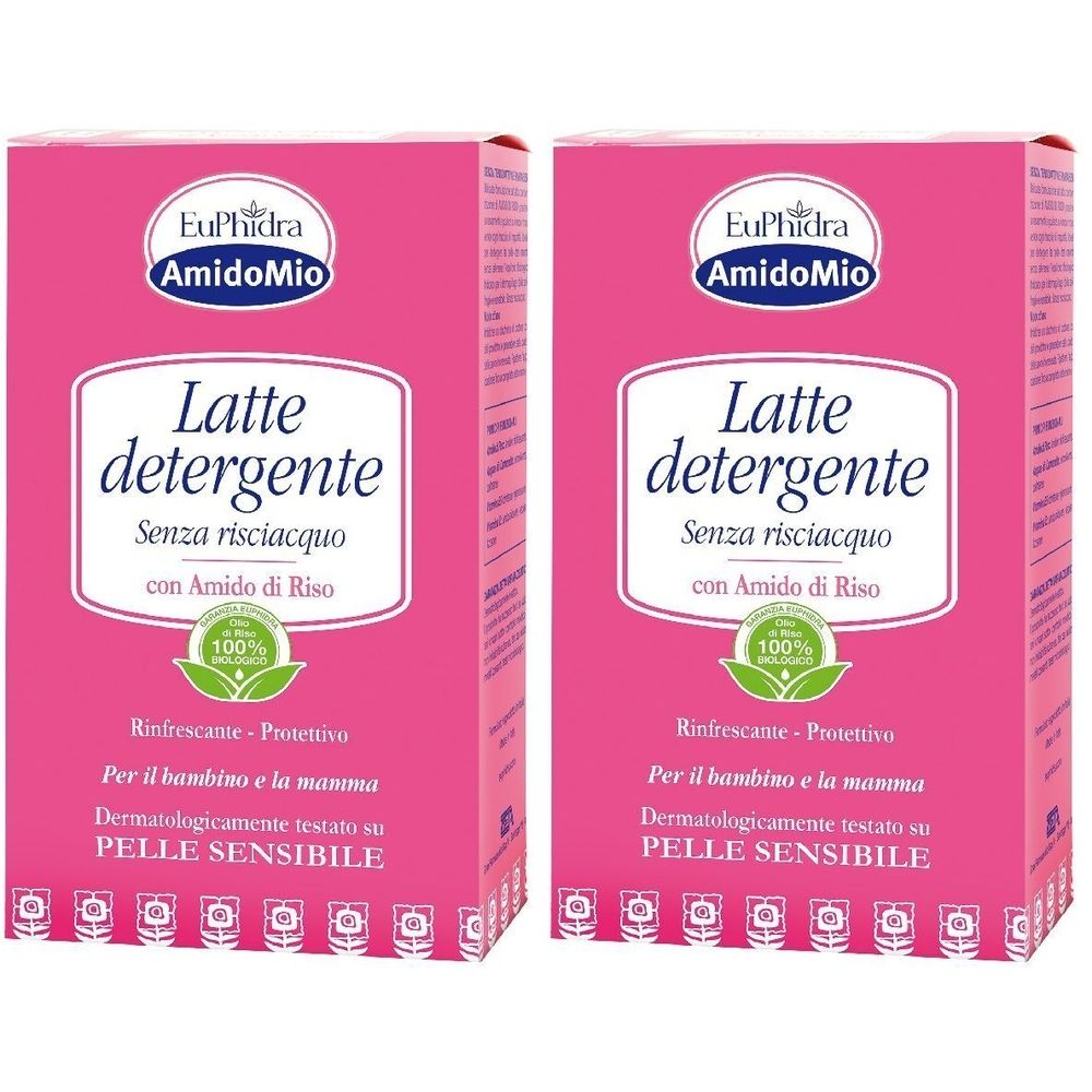 Euphidra AmidoMio Latte Detergente Set da 2