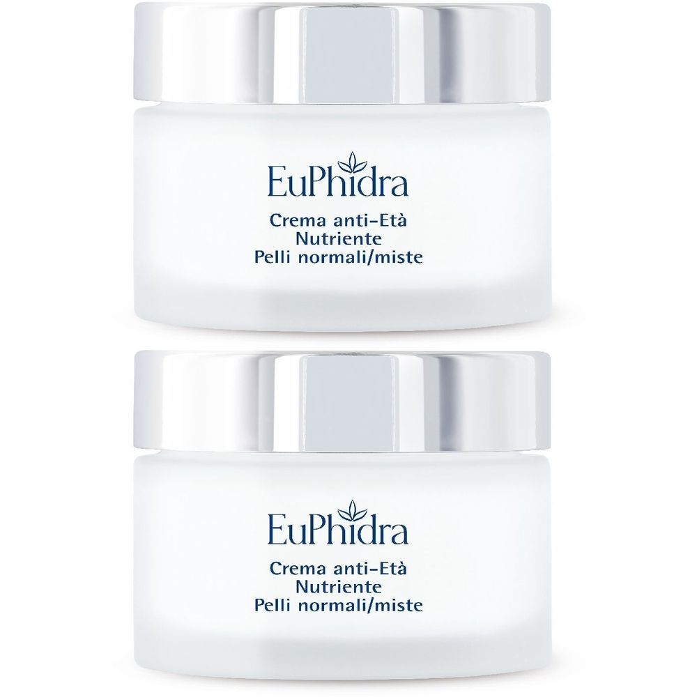 EuPhidra Skin-Progress System Crema Nutriente Set da 2