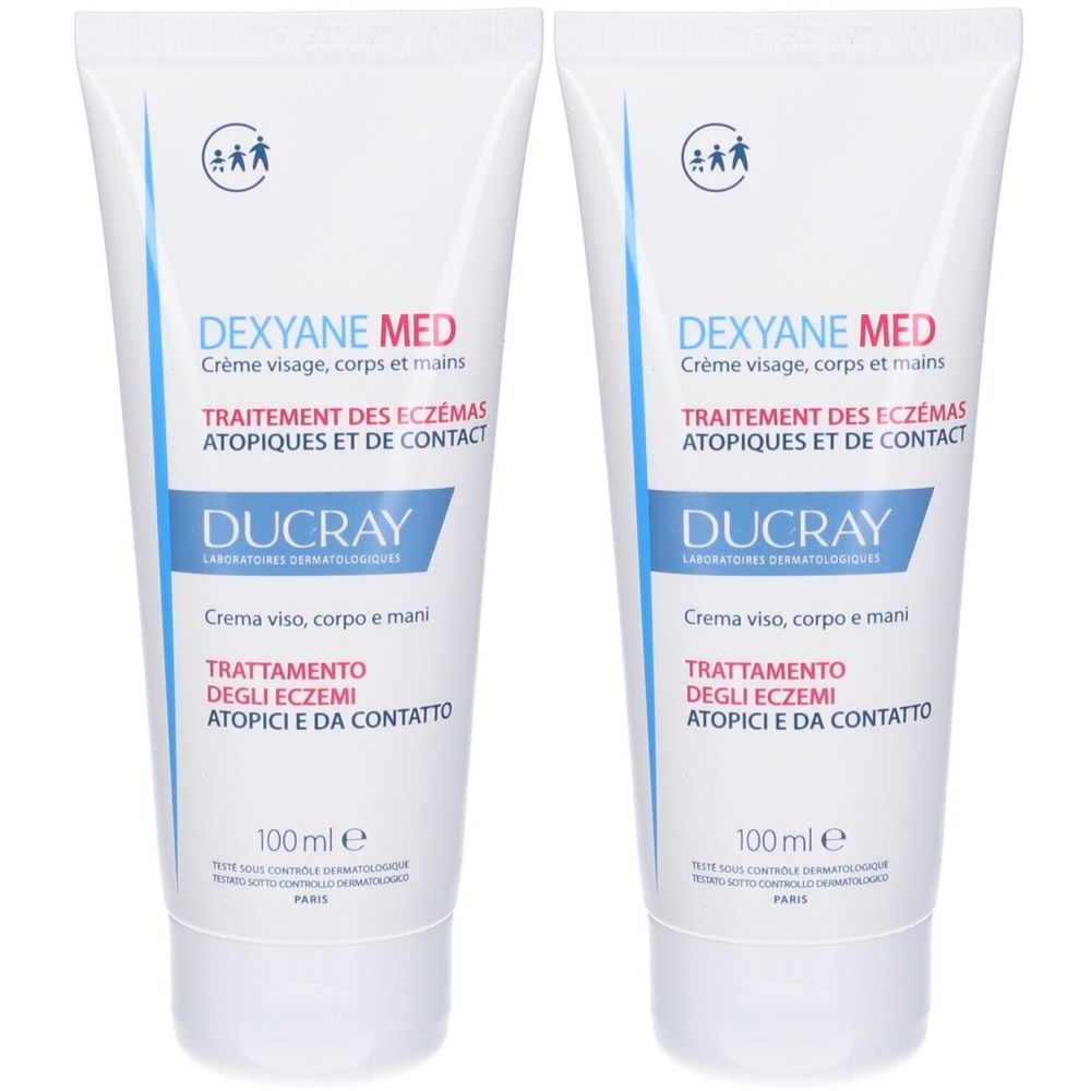 Ducray Dexyane Med Crema 100ml Set da 2