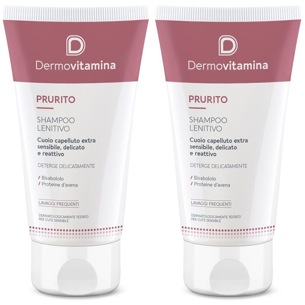 Dermovitamina Prurito Shampoo Lenitivo Set da 2