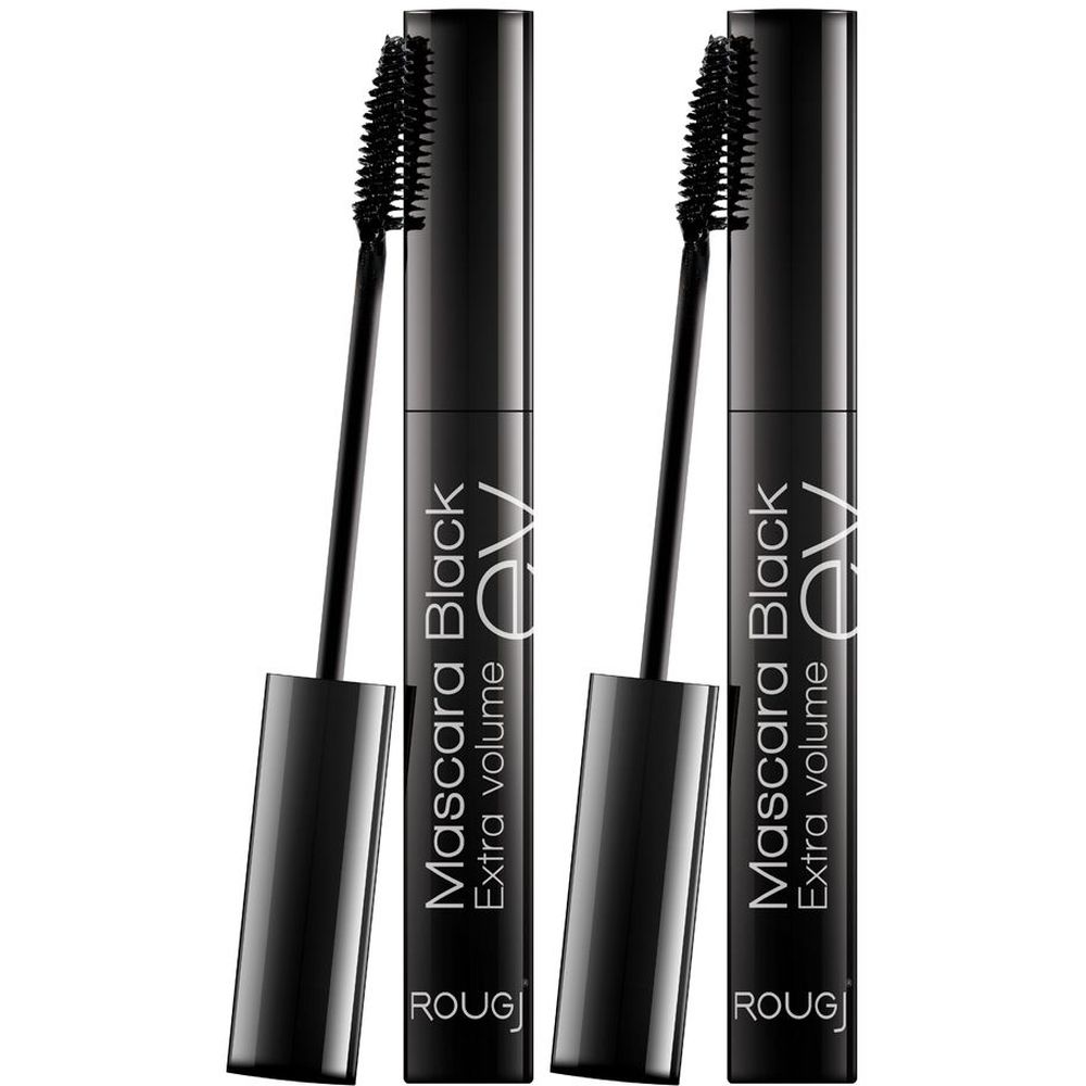Rougj Mascara Evadamo Effetto Ciglia Finte Set da 2