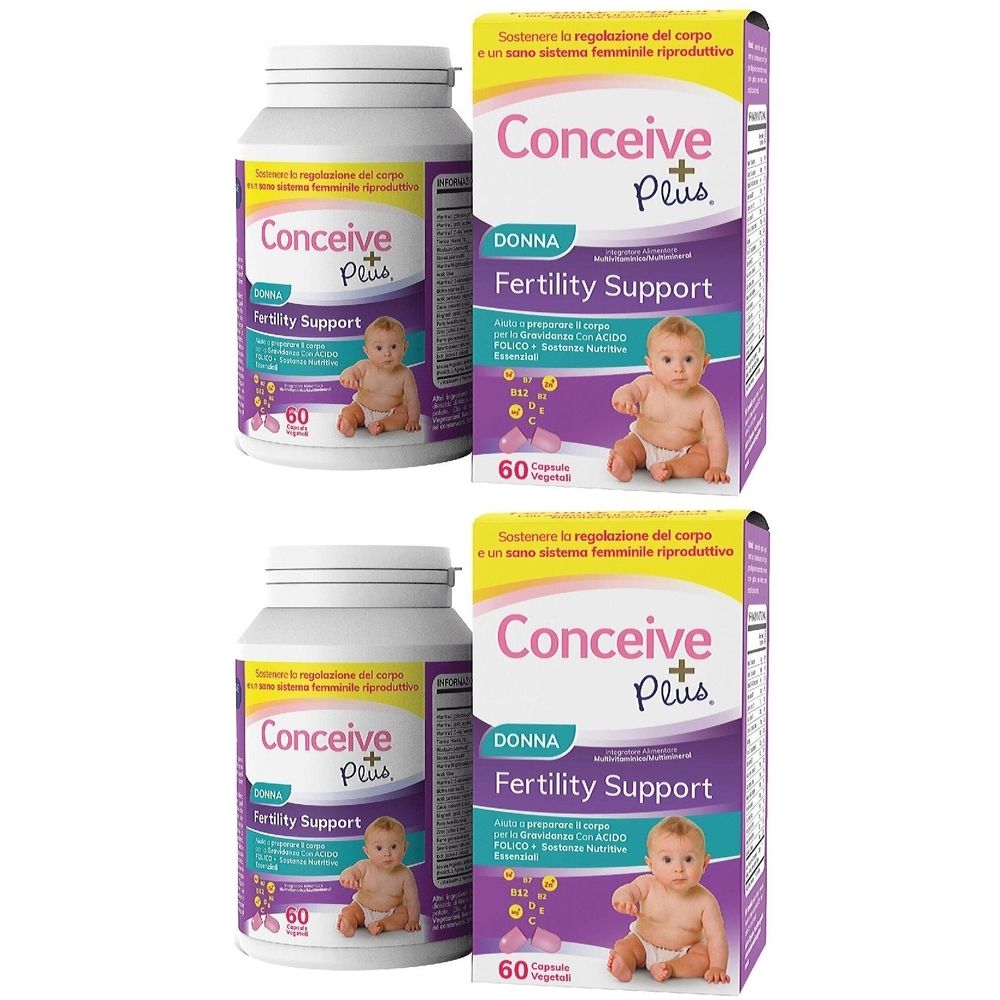 Conceive Plus Supporto Fertilita' Femminile 60 Capsule Set da 2