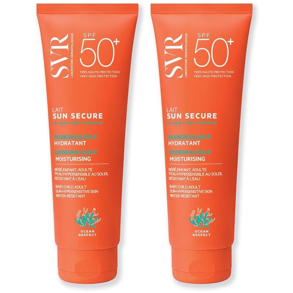 SVR SUN SECURE LAIT SPF50+ Set da 2