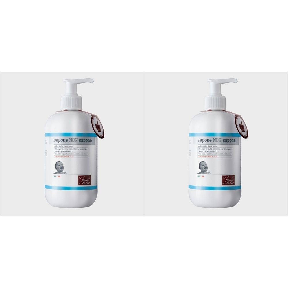 Fiocchi di Riso Sapone NON Sapone Set da 2