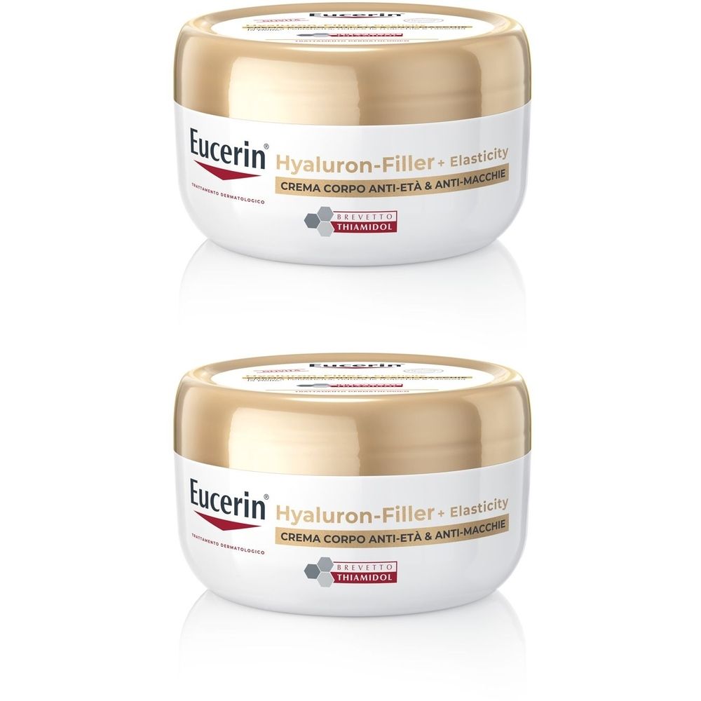 Eucerin Hyaluron Filler + Elasticity Crema Corpo Anti Eta' & Anti Macchia 200ml Set da 2