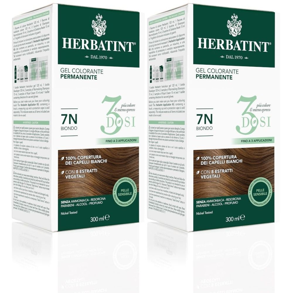 HERBATINT® 3 Dosi 7N Biondo Set da 2