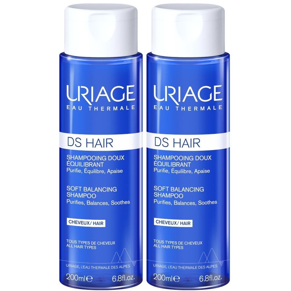 URIAGE DS Hair Shampooing Doux Équilibrant Set da 2