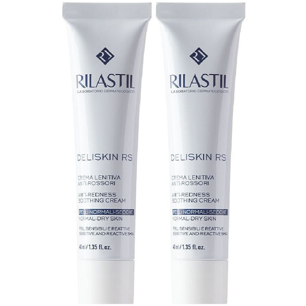 RILASTIL® Deliskin RS Crema Lenitiva Anti-Rossori Pelli Normali-Secche Set da 2