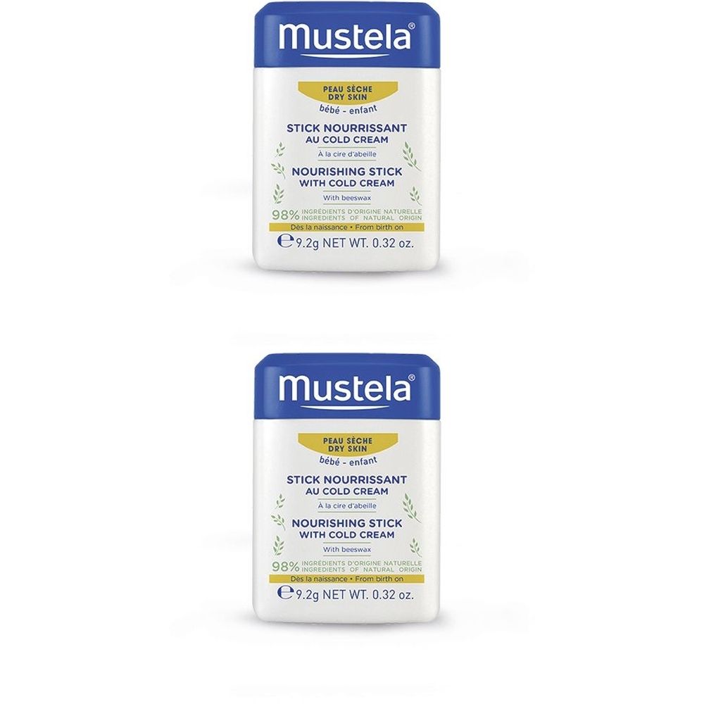 Mustela® Stick nutriente alla Cold Cream Set da 2