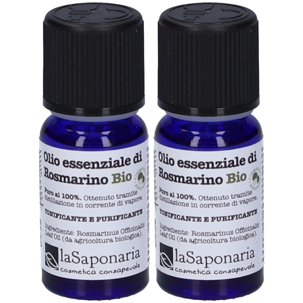 La Saponaria Olio Essenziale di Rosmarino BIO Set da 2