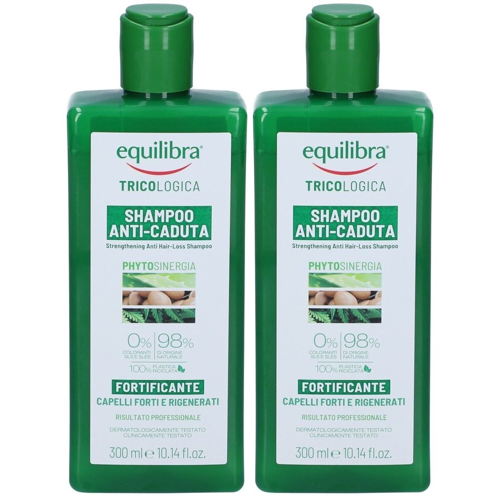Equilibra® Shampoo Anti-caduta Fortificante Set da 2