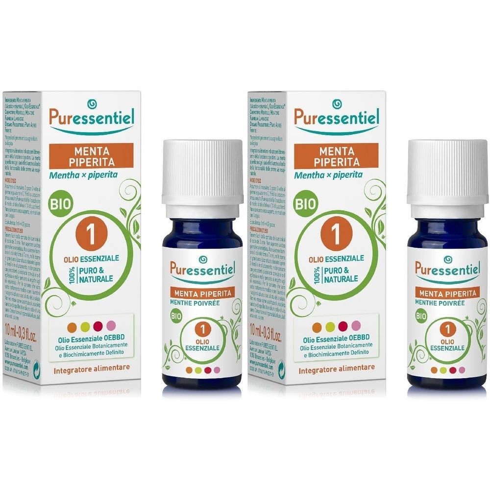Puressentiel Olio Essenziale Menta Piperita Set da 2