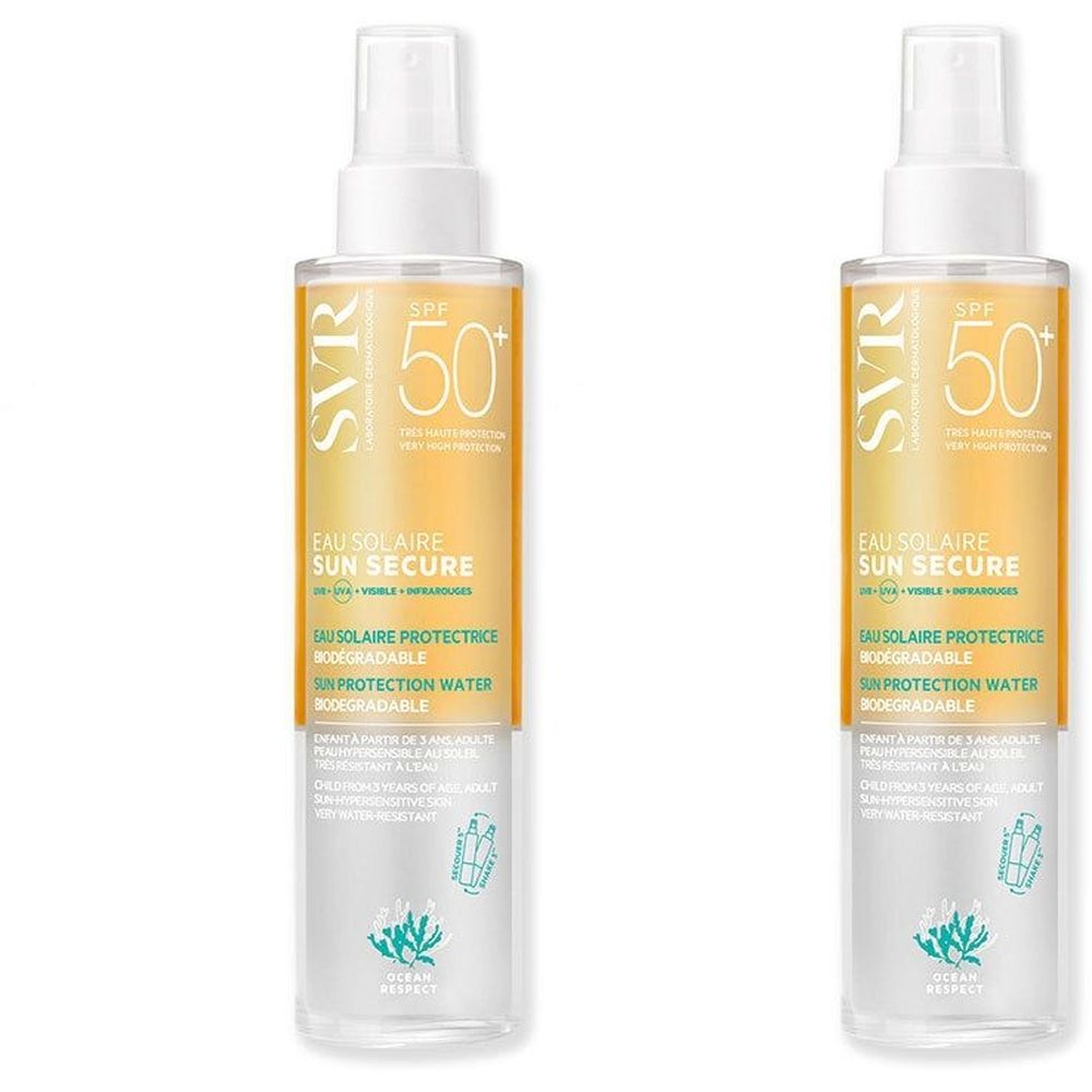 SVR Sun Secure Eau Solaire SPF50+ Set da 2