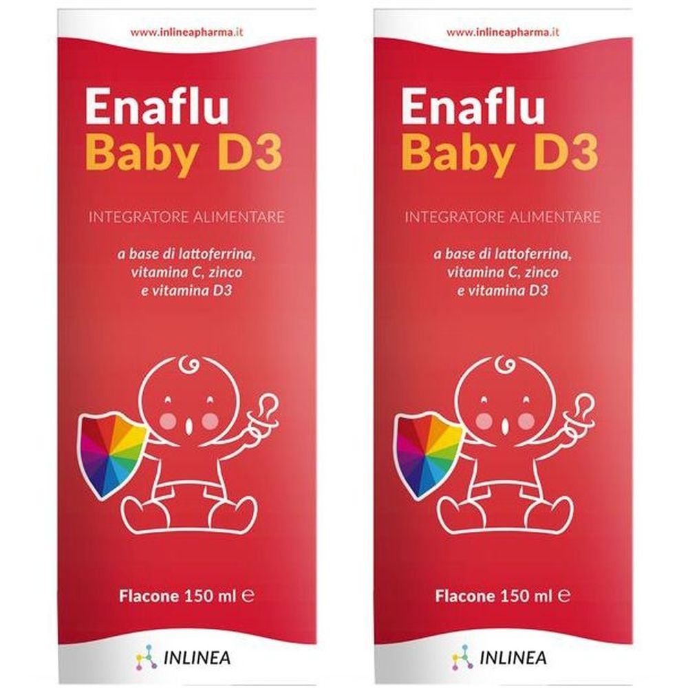 Inlinea Enaflu Baby D3 Soluzione Orale Set da 2