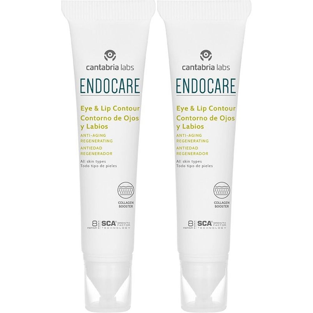 Endocare Contorno Occhi E Labbra Set da 2