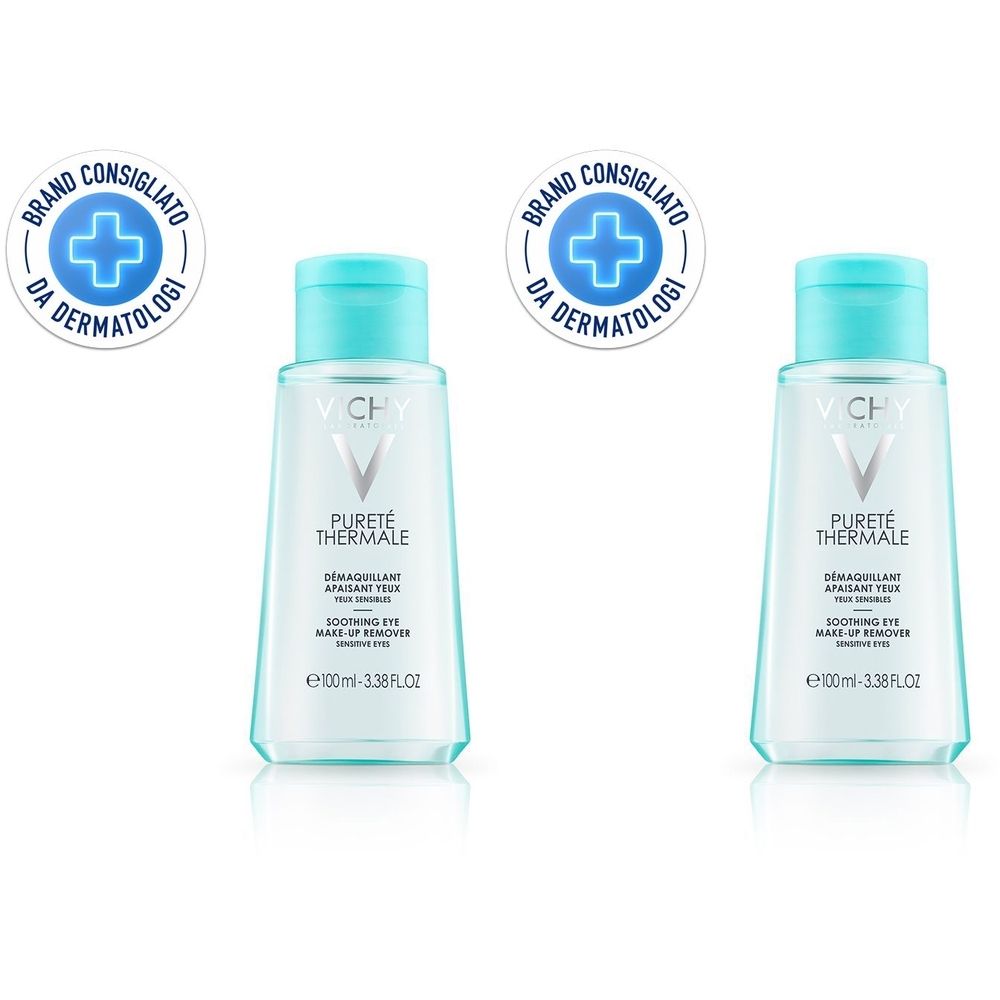 Vichy Struccante occhi lenitivo 100 ml Set da 2
