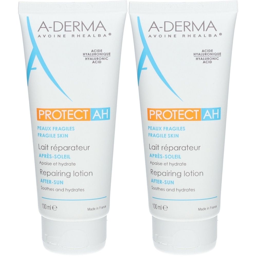 A-DERMA PROTECT AH Latte Riparatore Doposole Set da 2