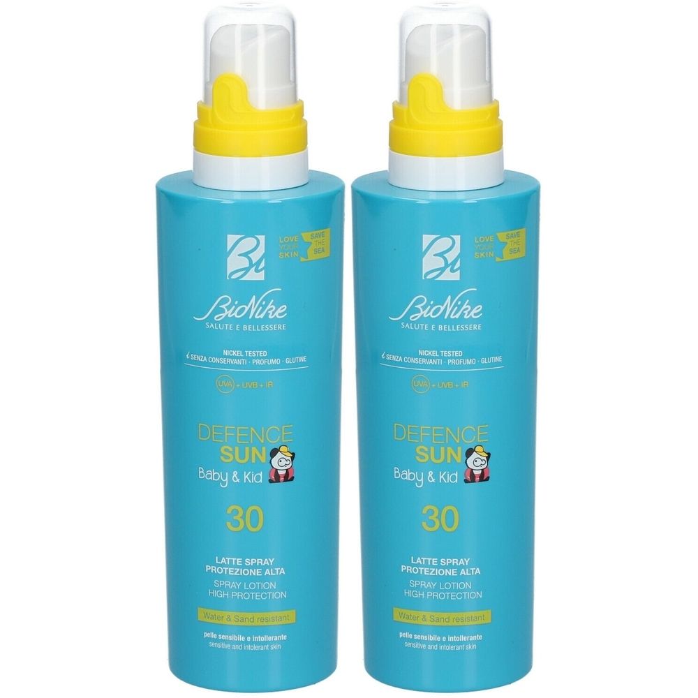 BioNike Defence Sun Baby&Kid Latte Spray SPF 30 Set da 2
