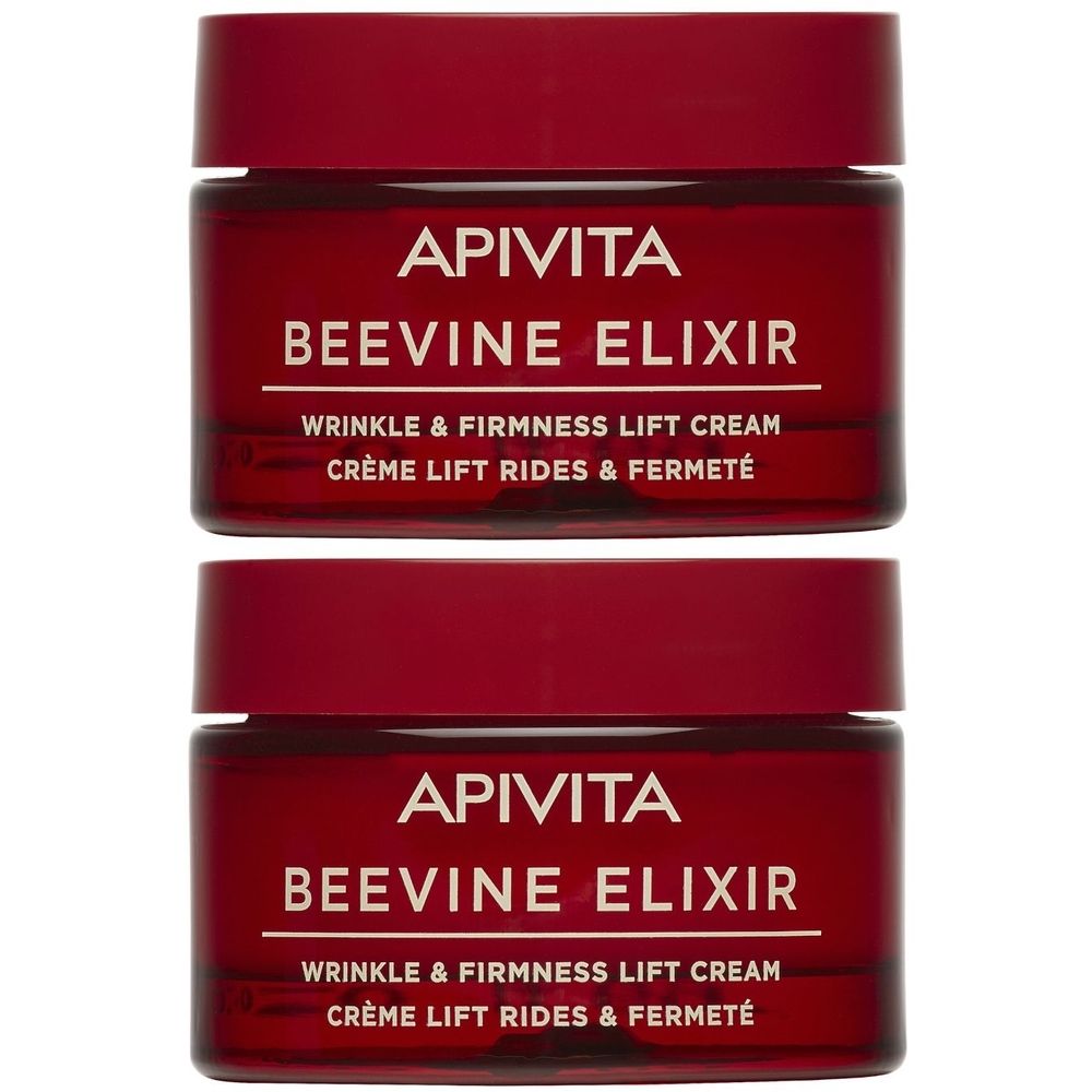 Apivita Beevine Crema Anti-Rughe Rassodante Liftante - Texture Ricca Set da 2