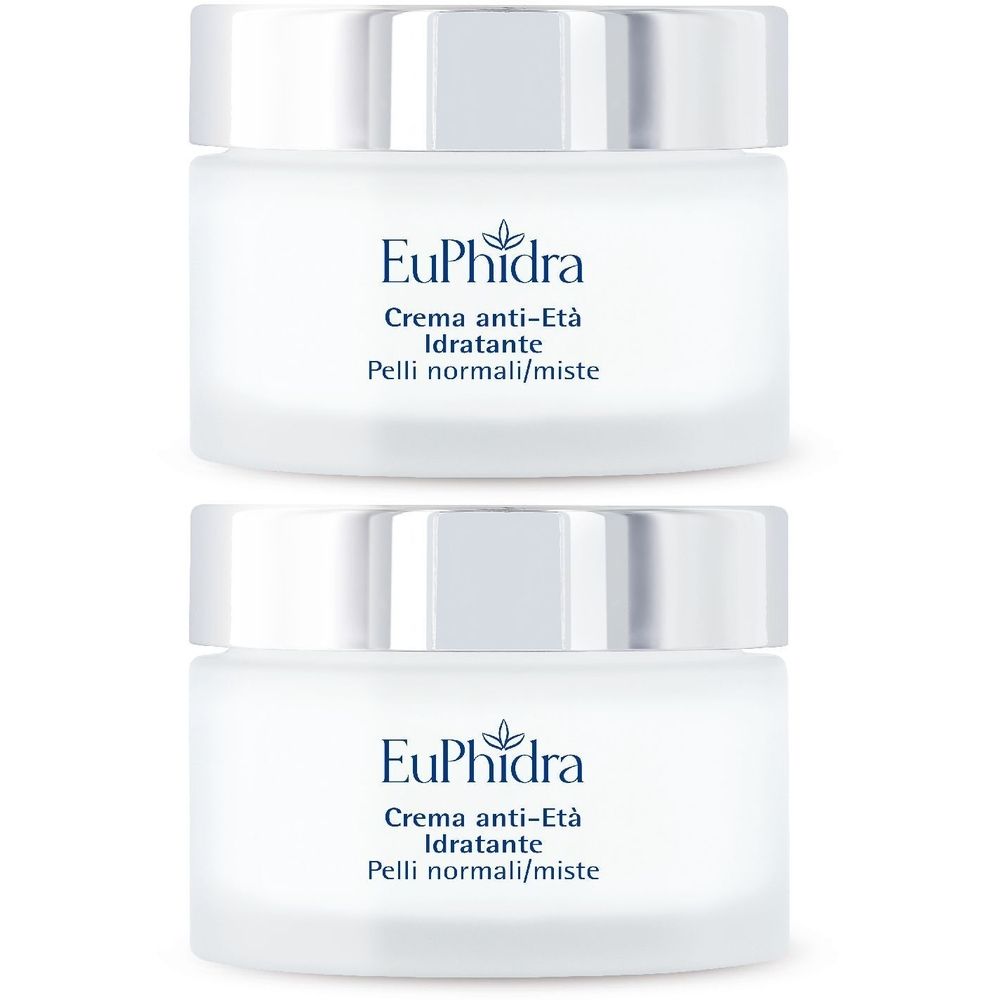 EuPhidra Skin-Progress System Crema Idratante Set da 2
