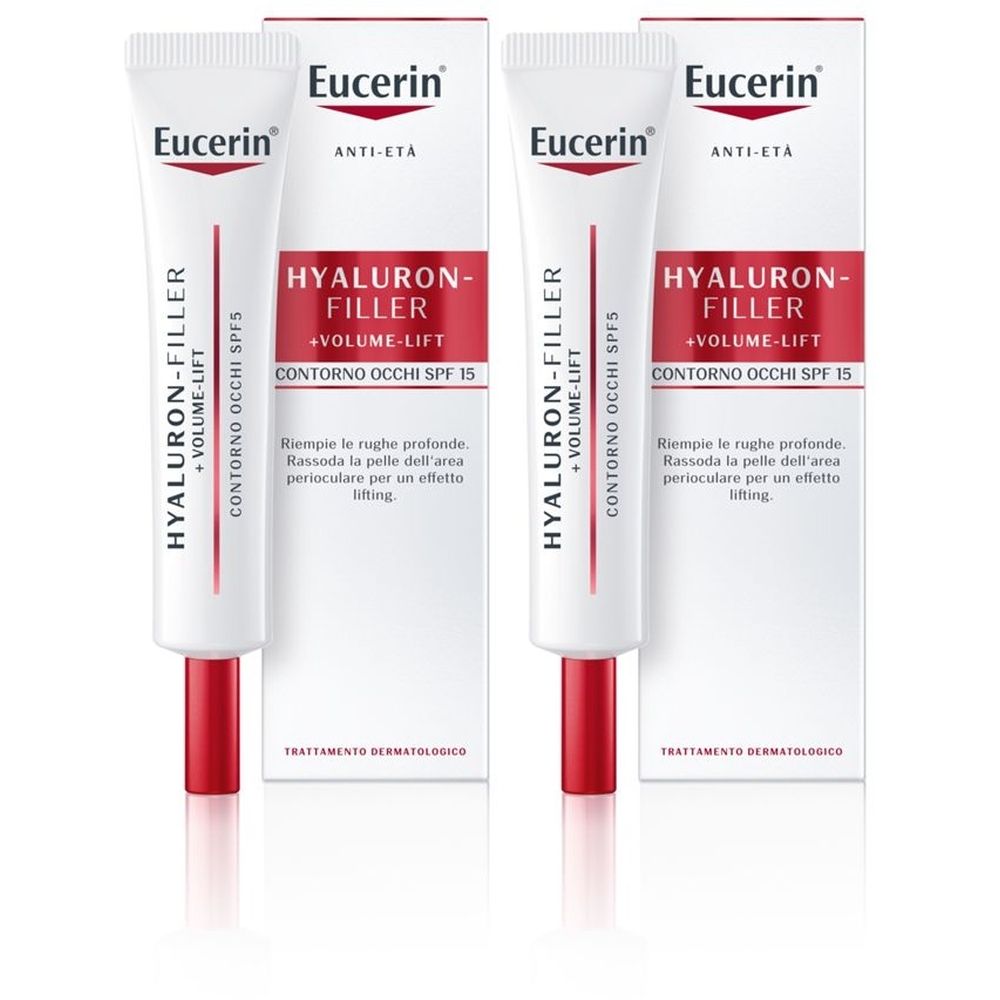 Eucerin Hyaluron-Filler + Volume-Lift Contorno Occhi 15 ml Set da 2