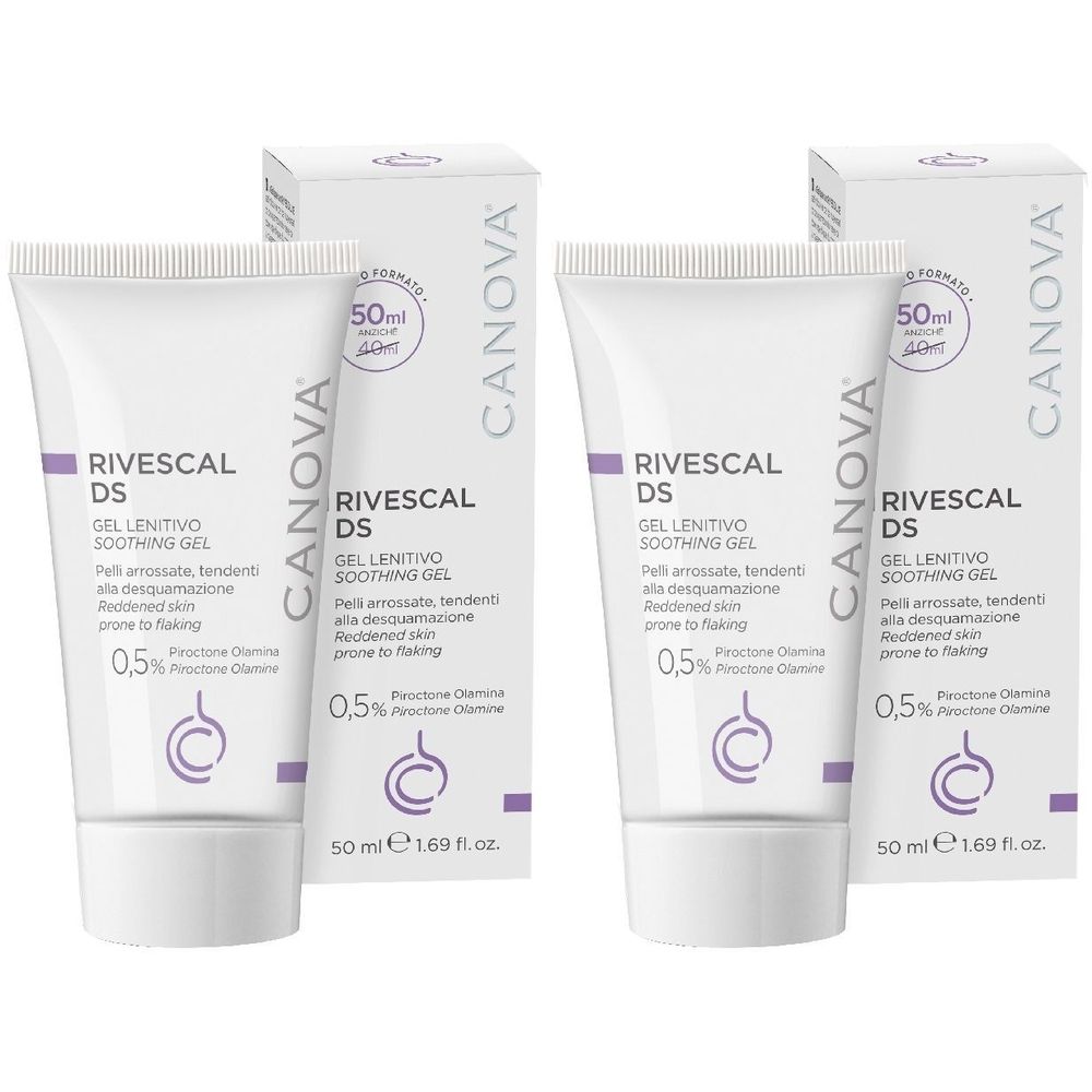 Rivescal Ds Canova Gel 50 Ml Nuova Confezione Set da 2