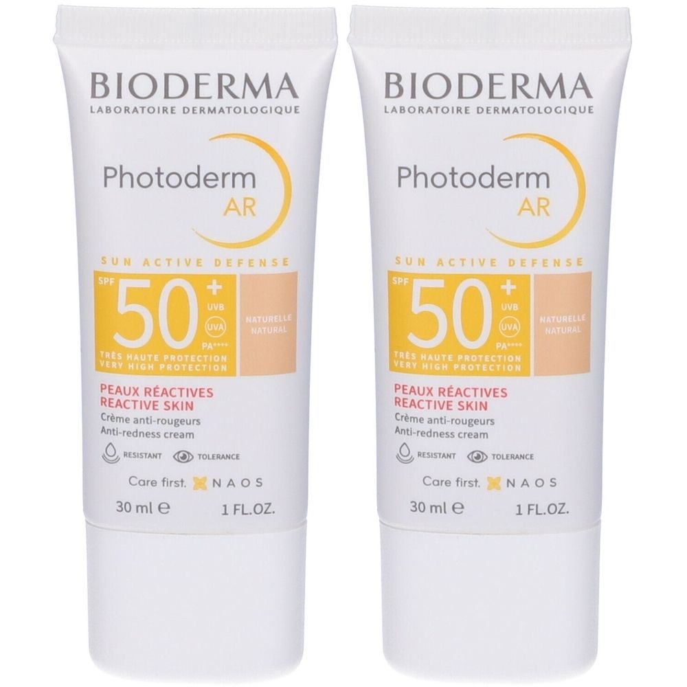 BIODERMA Photoderm AR SPF50+ Crema solare antirrossore pelle sensibile Set da 2