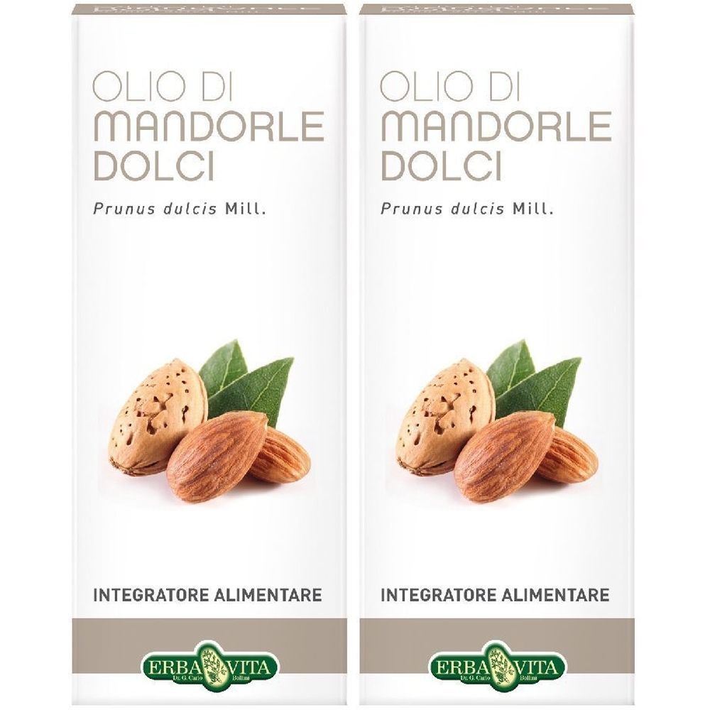 ERBA VITA Olio di Mandorle Dolci Set da 2
