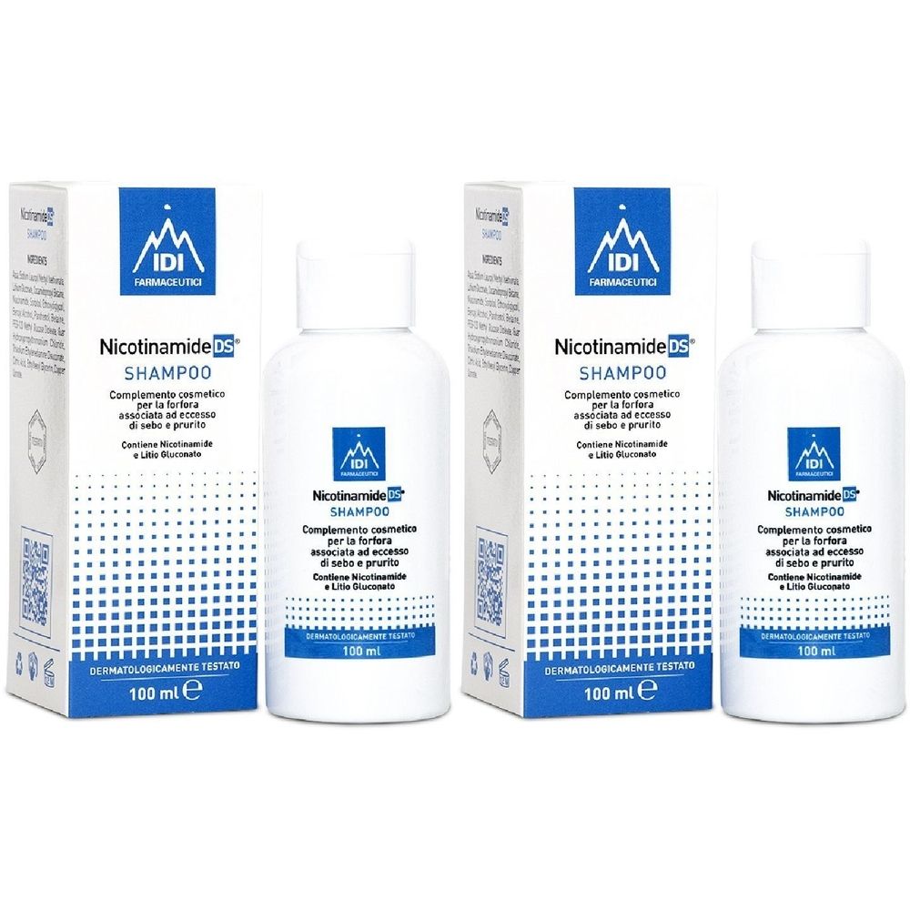 IDI Farmaceutici Nicotinamide DS Shampoo Set da 2