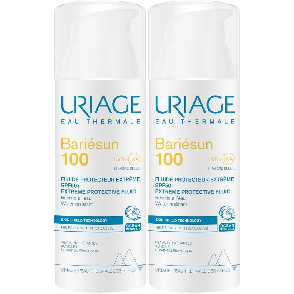 URIAGE Bariesun 100 Fluido Protettivo Estremo SPF 50+ Set da 2