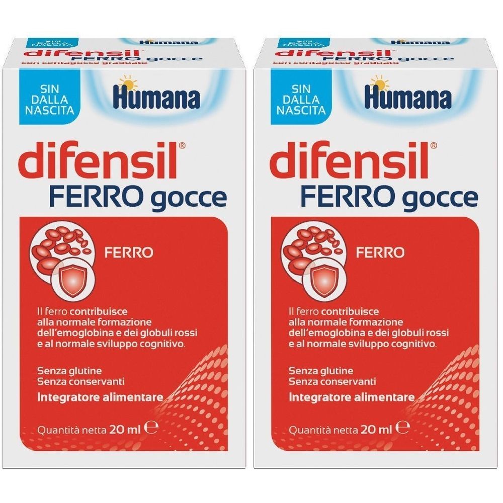 Humana Difensil ® Ferro Gocce Set da 2