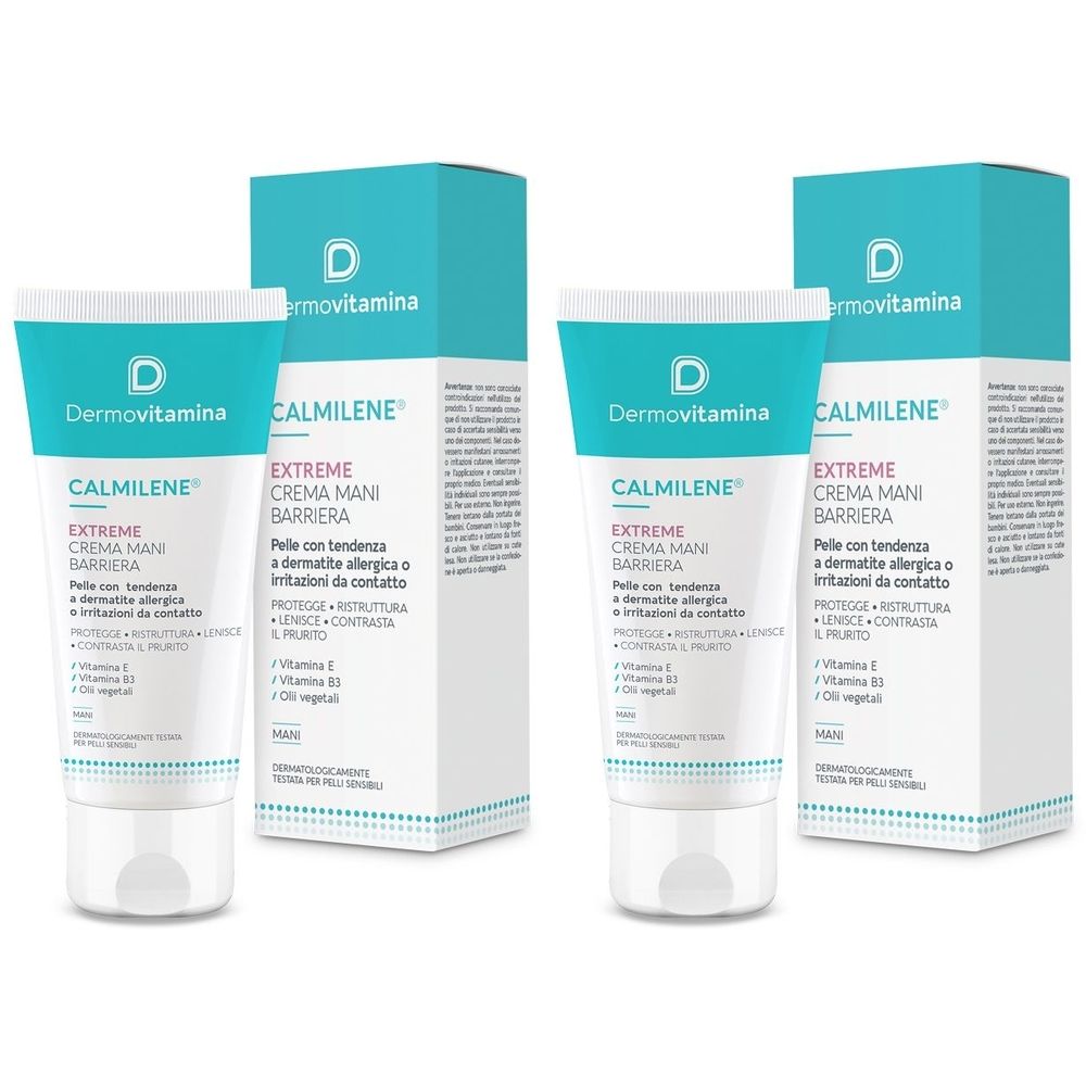 Dermovitamina Calmilene® Crema Mani Barriera Ristrutturante Set da 2