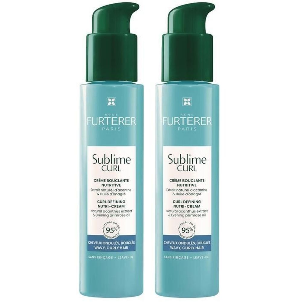 René Furterer Sublime Curl Trattamento senza risciacquo capelli ricci 100ml  - capelli ricci Set da 2