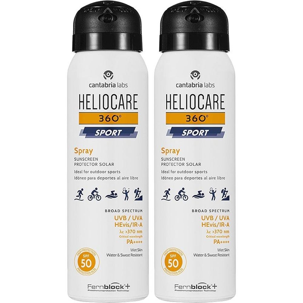 Heliocare 360° Sport Spray Set da 2